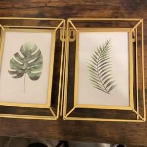 Gold picture frames